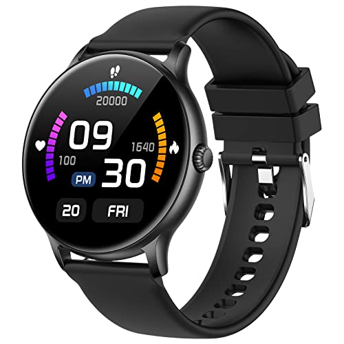Fire-Boltt Phoenix Smart Watch with Bluetooth Calling 1.3',120+ Sports Modes, 240 * 240 PX High Res with SpO2, Heart Rate Monitoring & IP67 Rating (Black)
